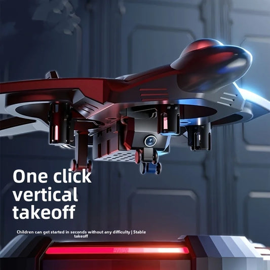 American New Type Remote Control Combat Plane With Missile Launching, Camera Equipped, Quadcopter Fighter Drone Model Toy, Outdoor