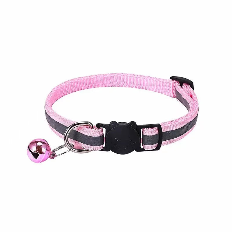 Reflective Cats Bells Collars Adjustable Dog Leash Pet Collar for Cats and Small Dogs Pet Supplies