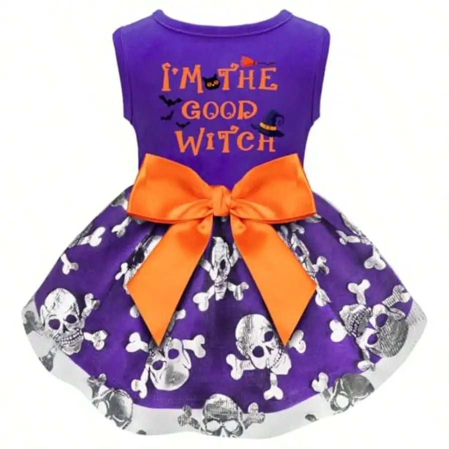 Dog Halloween Costumes Dog Dress Halloween Costumes For Dogs Funny Puppy Dress With Bow For  Dogs Pumpkin Witch Bat Pet Costume