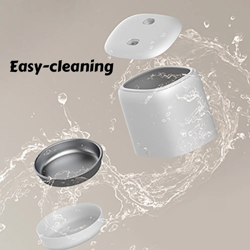 4L Automatic Cat Feeder, Smart Pet Food Dispenser with Key Control, Voice Recorder, Dual Power Supply, Timed Auto Dog Feeder with Stainless Steel Bowl