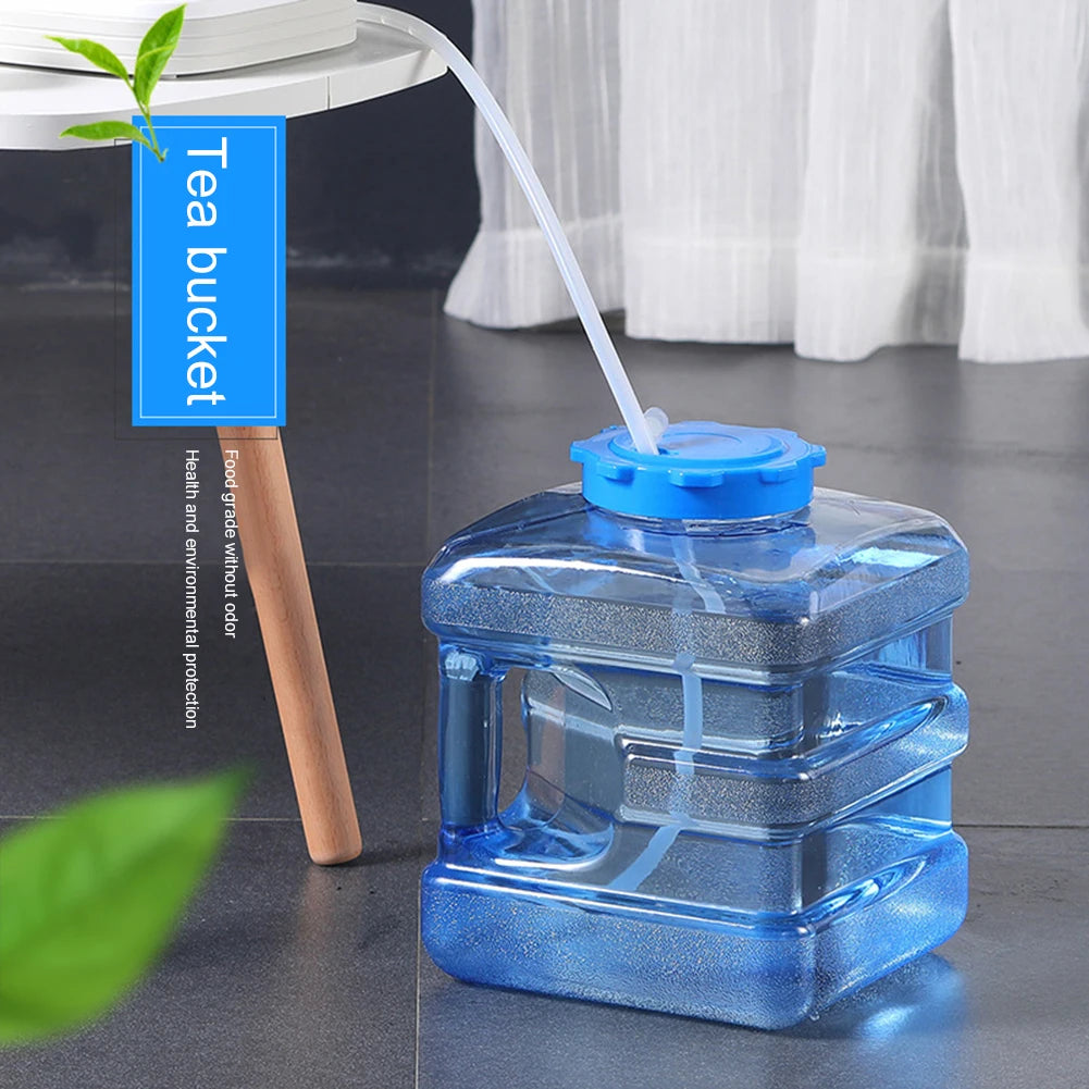 Portable Water Container with Spigot Large Capacity Water Storage Carrier Water Storage Container for Hiking Self-Driving Tour