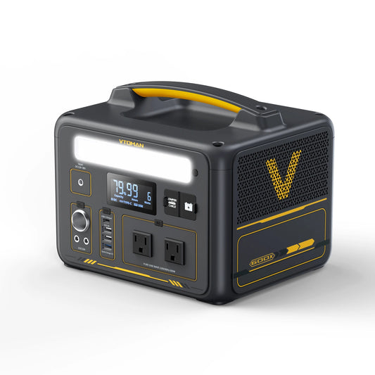 JUMP 600X Portable Power Station 299Wh Solar Generator LiFePO4 1200W Peak Power Powerstation Emergency Backup
