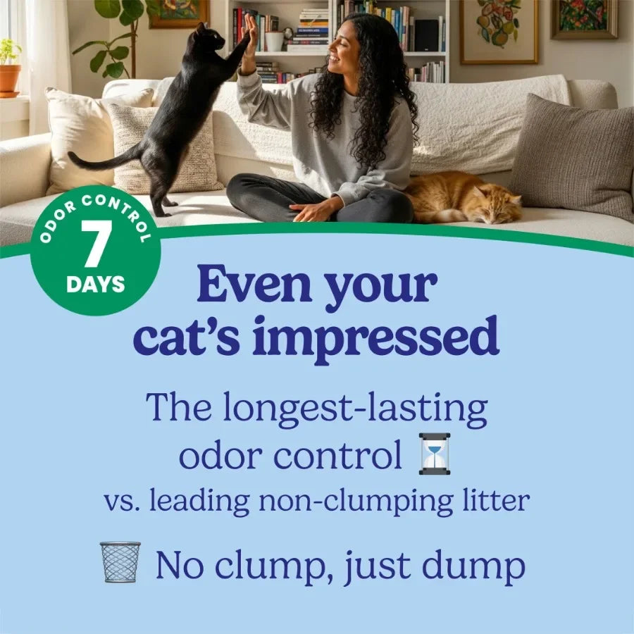 Non Clumping Cat Litter With Febreze Freshness, 35 lb. Bag