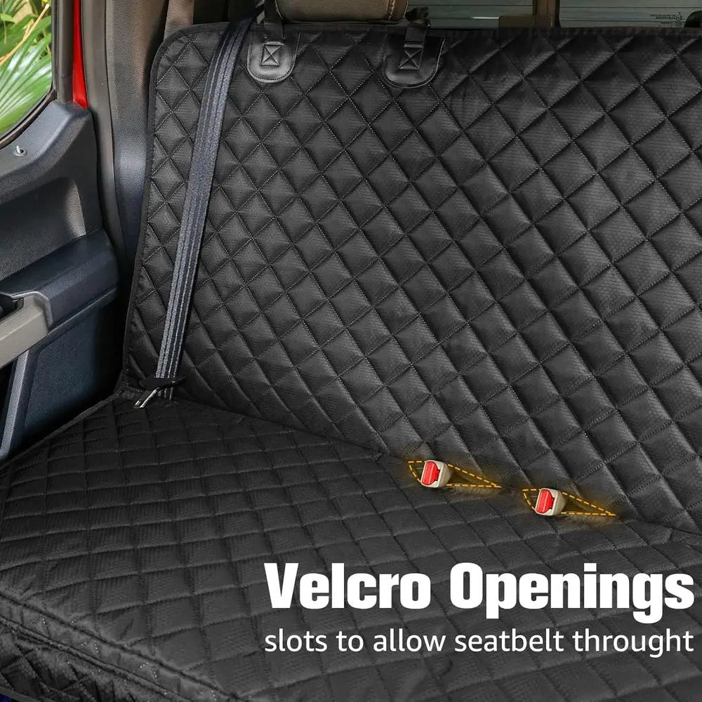 Car Seat Covers or Truck, Waterproof Pet Back Seat Cover, Scratchproof Nonslip Durable Rear Seat Cover for Dogs