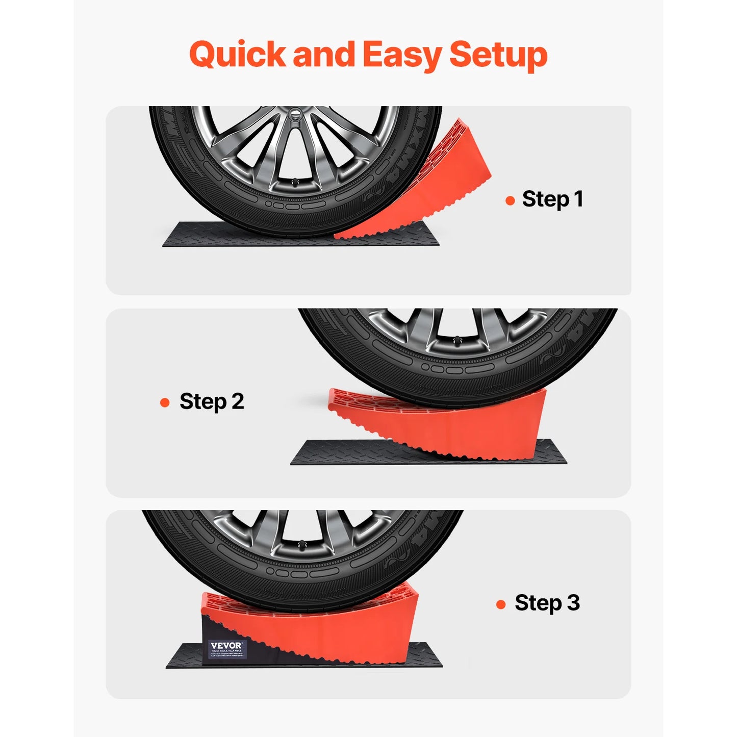 Camper Levelers 2 Pcs RV Leveling Blocks Camper Wheel Chock RV Camper Leveler Kit with Anti-Slip Mat Carrying Bag Level