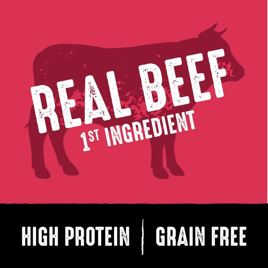 Grain Free Adult Dry Dog Food With Protein From Beef, 4 Lb. Bag