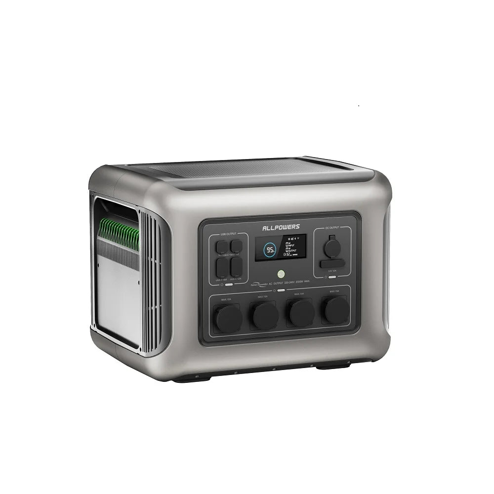 R2500 Portable Power Station 2500W 2016Wh LiFePO4 Battery Solar Generator for Outdoor Camping, Home Backup Use, RV