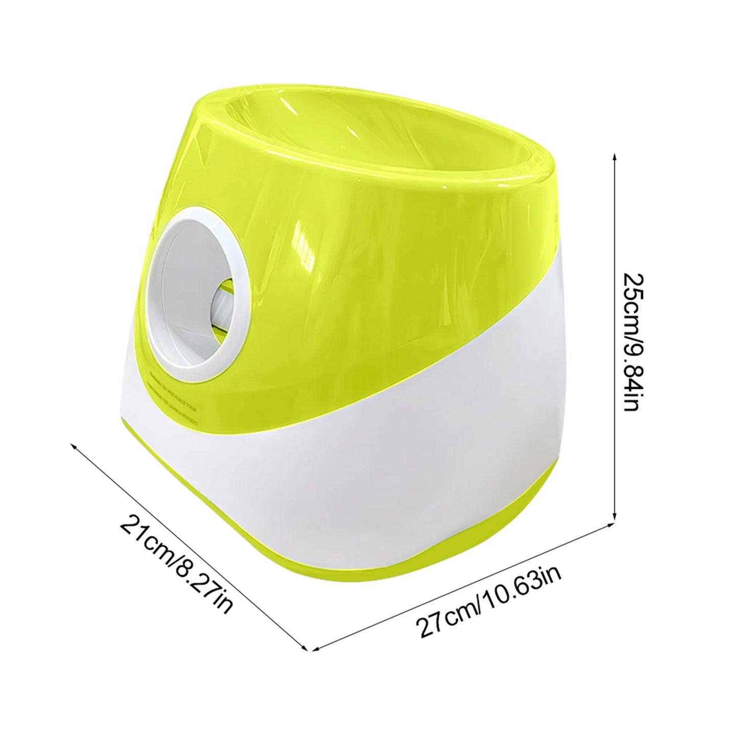 Dog Ball Thrower With 3 Tennis Balls Ball Thrower Machine Rechargeable Small Dog Ball Thrower for Small, and Medium Breeds