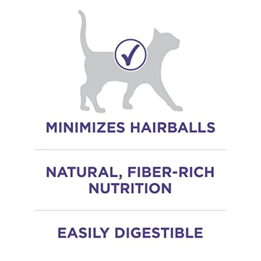 Natural Cat Food for Hairball Control, +PLUS Hairball Formula - 16 lb. Bag