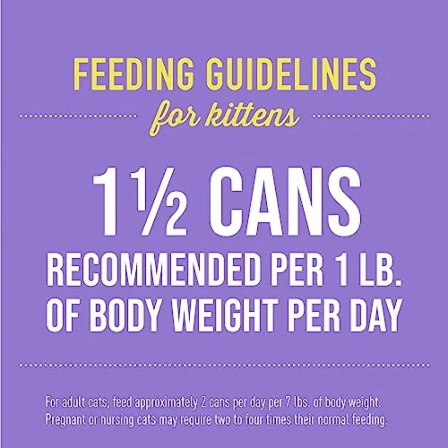 Baby Wet Cat Food for Kittens, Shreds Variety Pack 2.4 oz. Cans 12 Count