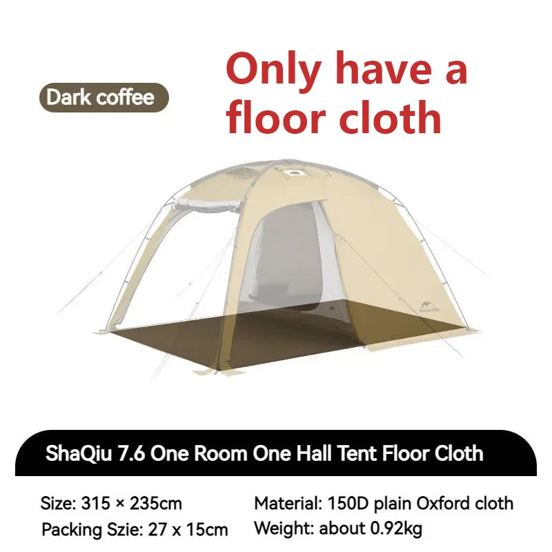 Dune 7.6 Camping Tent 4 Season for 2-4 Persons Waterproof Windproof 1 Room 1 Hall Family Travel Outdoor Large Tent