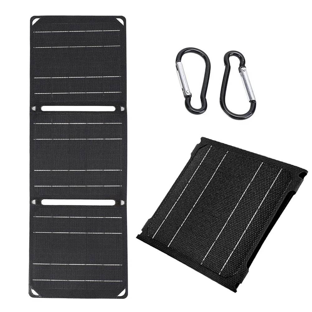 30W/40W 5V Portable Solar Panel Battery Phone Charger Foldable Mobile Power Bank Charger for Cell Phone Power Banks Flashlight