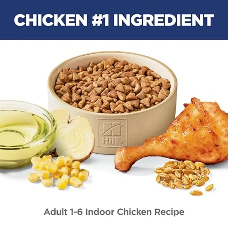 Adult 1-6 Indoor Dry Cat Food, Chicken, 7 lb. Bag