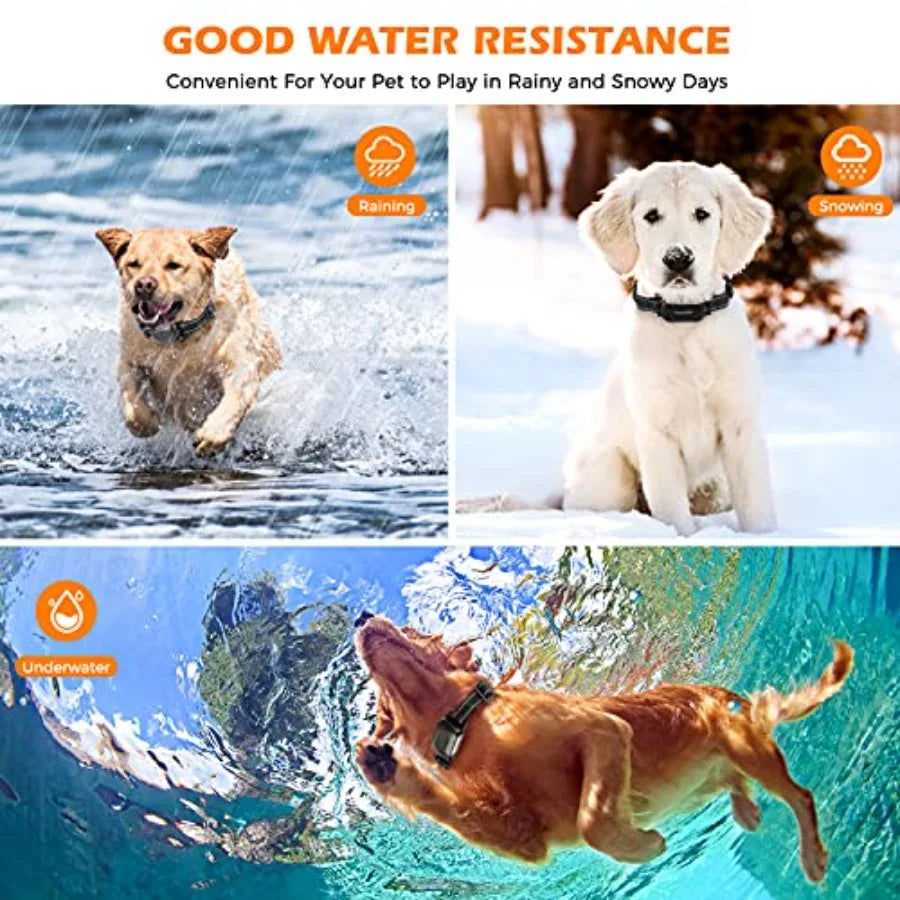 Wireless Dog Fence 2-in-1 Electric Dog Fence Training Collar with Remote 2025 Pet Containment System