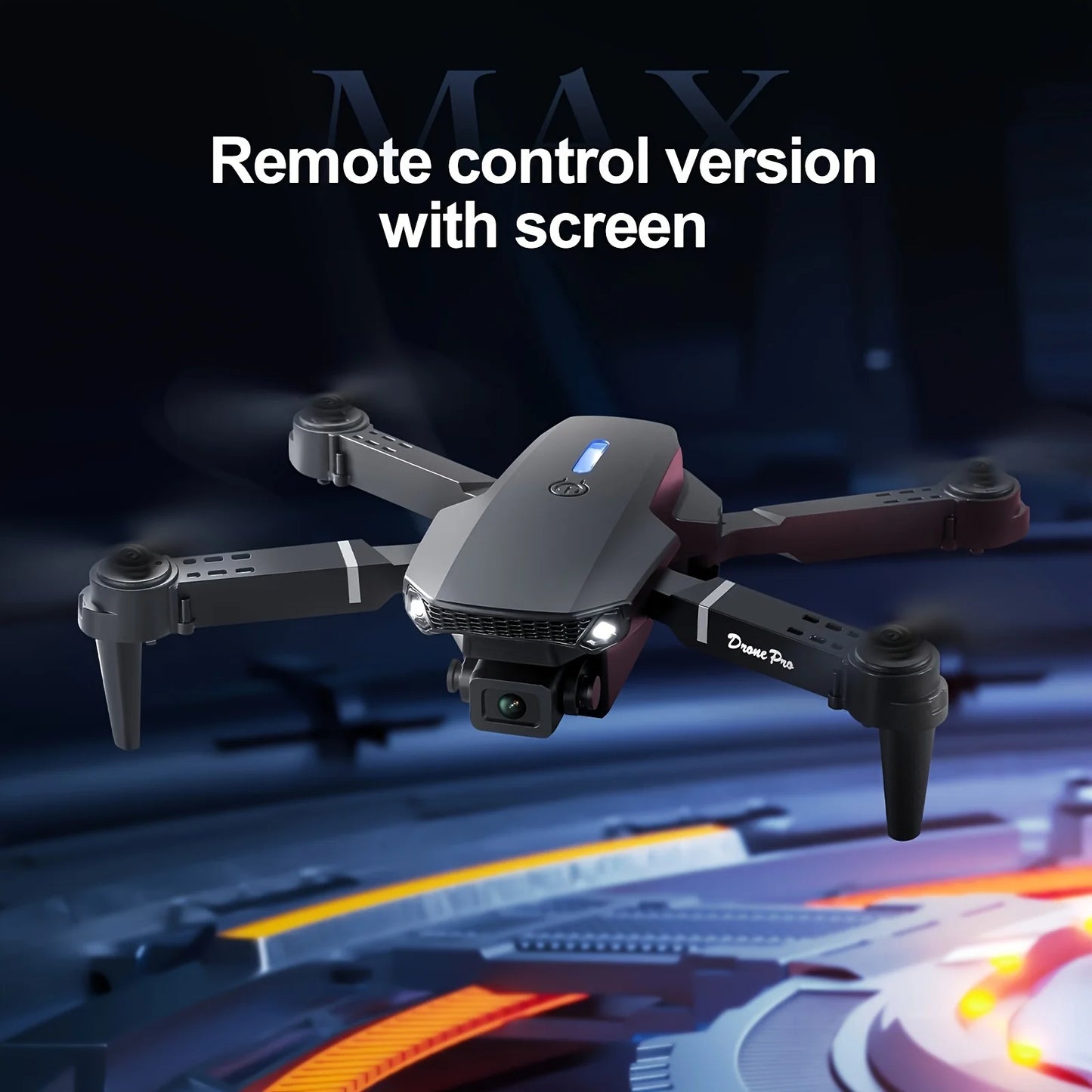 The 2026 Upgraded E88PRO MAX Foldable Drone Features Dual Cameras, Extra Batteries, an 8K Remote Control Screen, and One-Click Return-to-Home Functionality. Suitable for Beginners, It's an Ideal Holiday Gift.