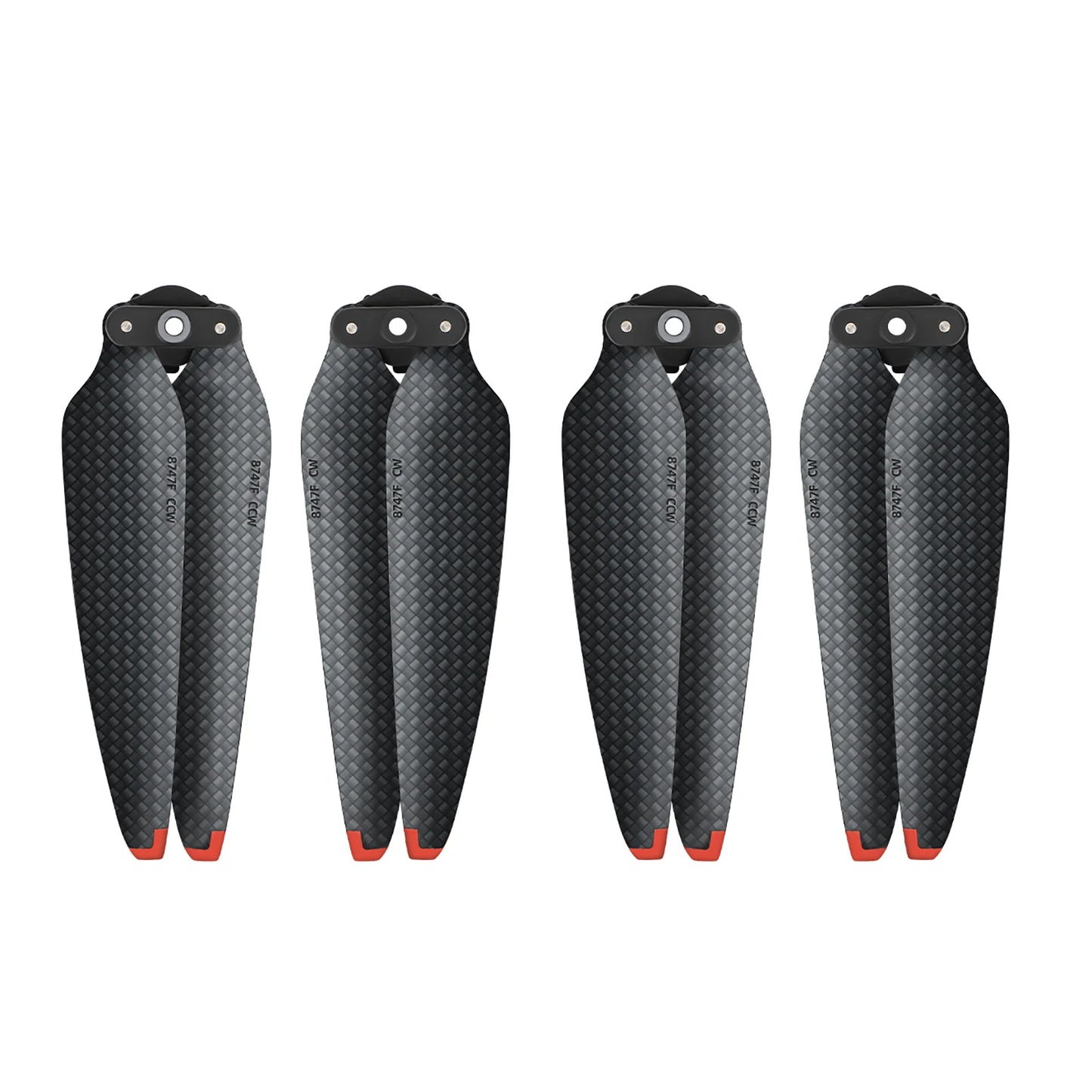 2 Pairs Durable 8747F Low Noise Carbon Fiber Propeller Replacement Parts Fittings For DJI AIR 3 Winds Drone Accessories