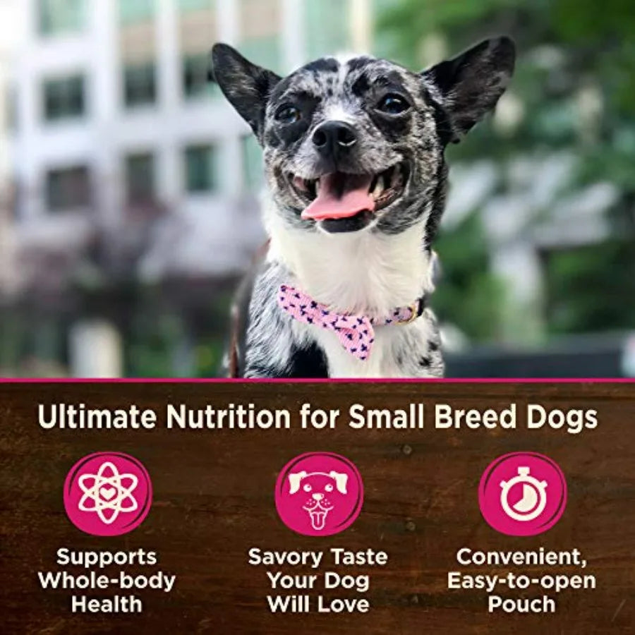 CORE Small Breed Mini Meals in Gravy Adult Wet Dog Food, Grain Free, Natural, and Turkey Dinner Recipe, 3 oz, Pack of 12 Pouche
