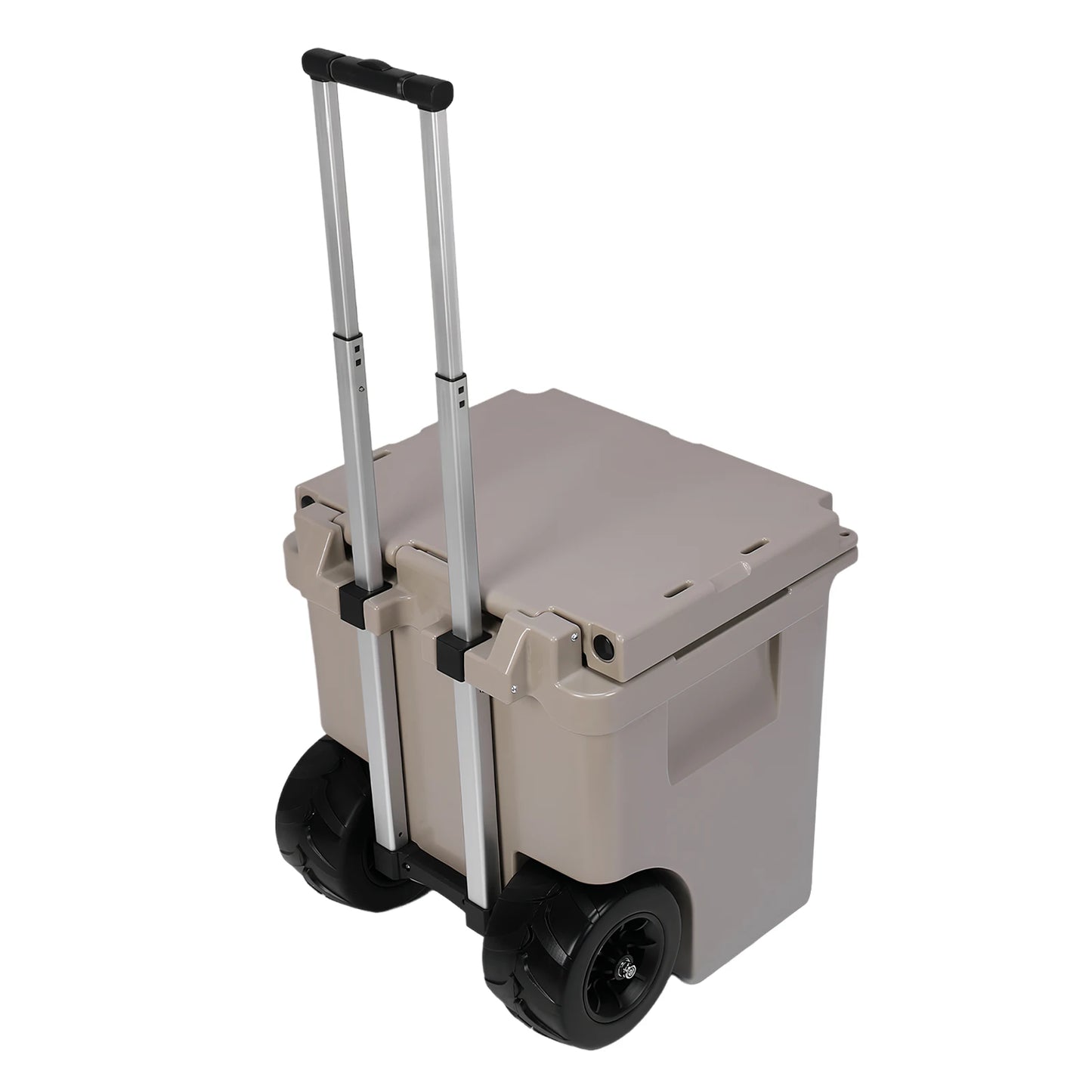 5L Insulated Ultra-Light Wheeled Hard Cooler with Wheels and Handle with Leak-Proof Tight Latches for Beach Camping Picnics More