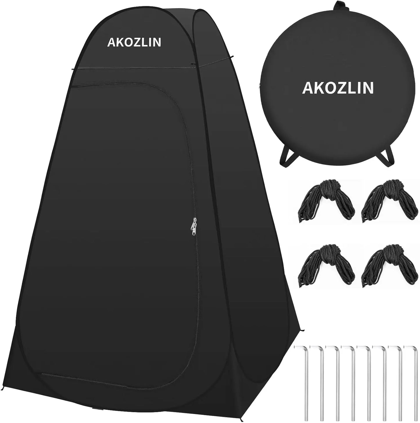 Portable Pop Up Shower Tent Instant Privacy Dressing Changing Tent Outdoor Shower Room Camp Toilet Tent with UPF 50+ Waterproof