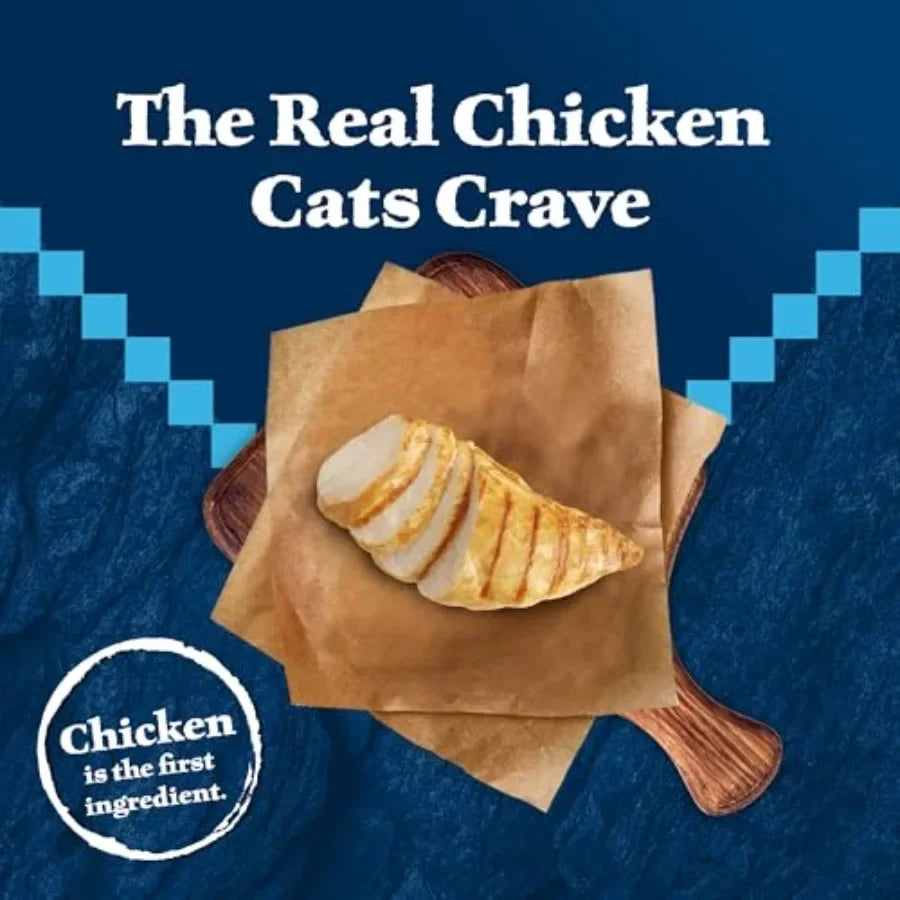 Wilderness Chicken Natural High-Protein Grain-Free Dry Food for Adult Indoor Cats, Real Chicken First, Antioxidant