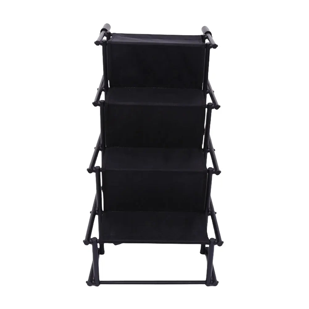 4 Steps Pet Ramp Foldable Dog Pet Ramp With Nonslip Surface Pet Ladder Dog Car Steps Folding Pet Stairs Ramp for Car