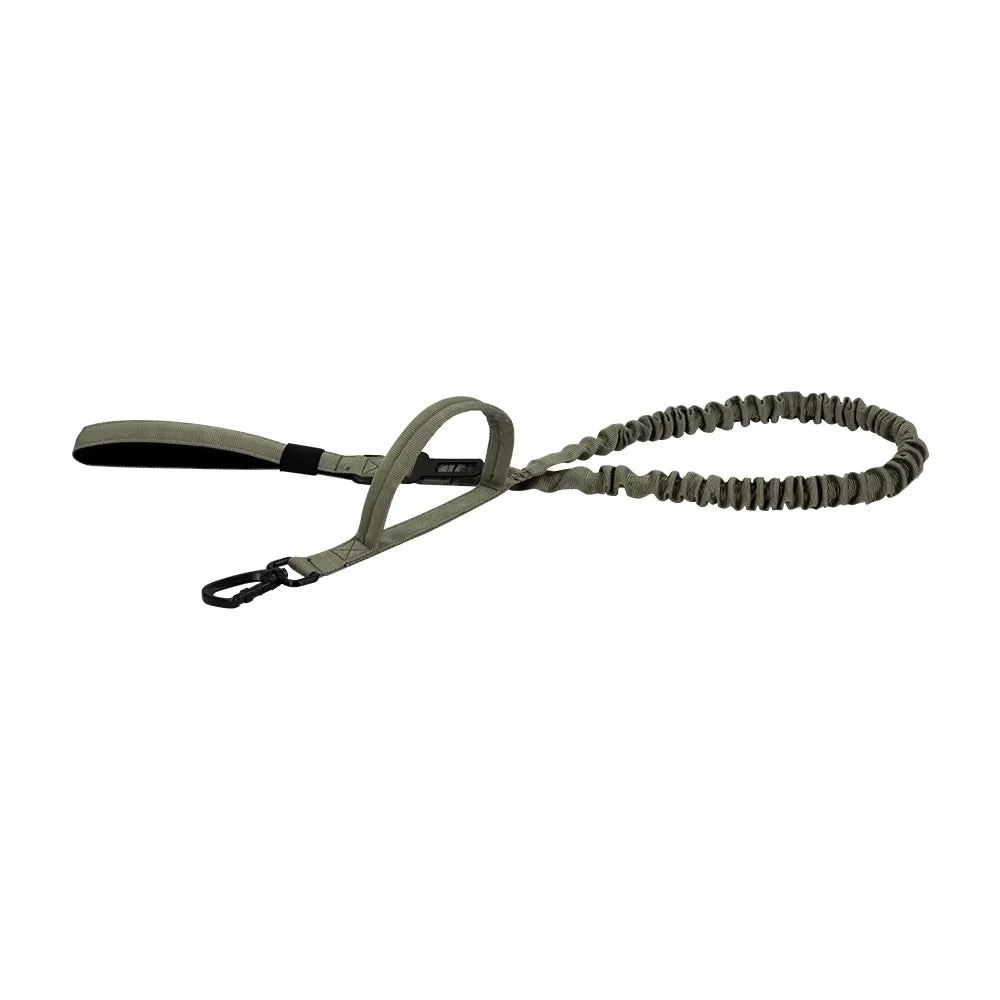 Military Adjustable Dog Leash Quick Release Elastic Rope With 2 Control Handles For Medium and Small Dogs Accessories