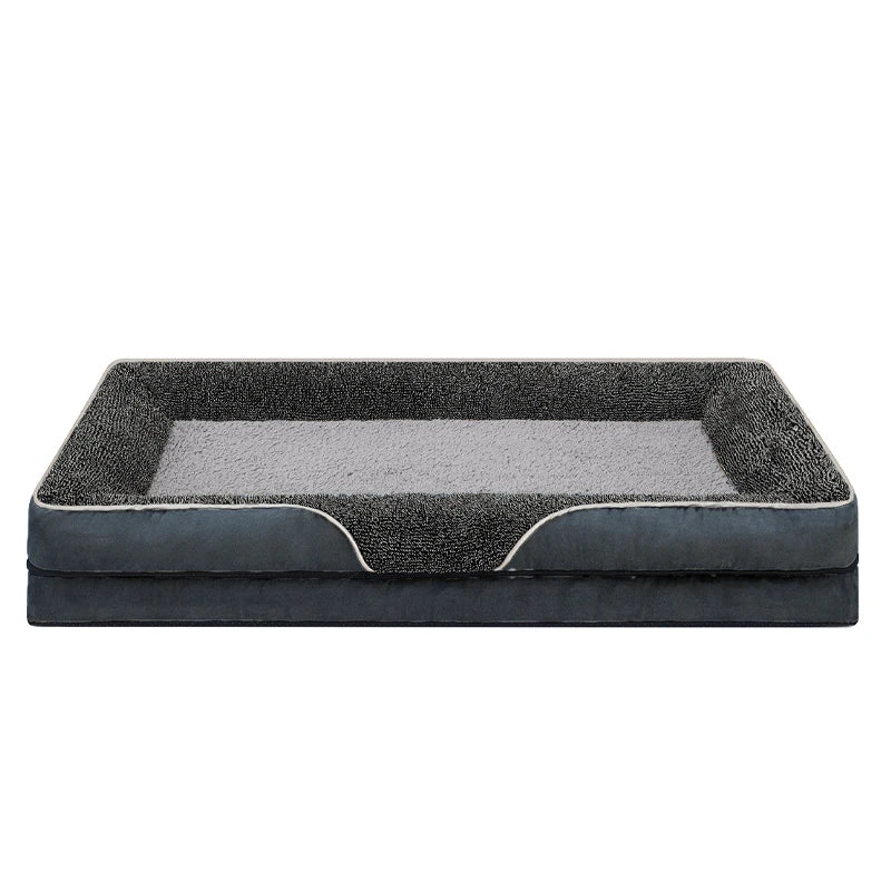 An Oversized Dog Bed Removable Washable for All Seasons, Pet Bed Sofa, Comfortable and Soft Cat Sofa Bed With Raised Edges