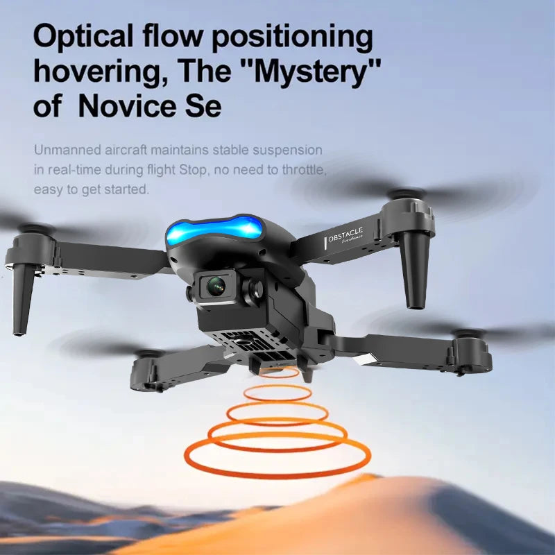 Dual Camera FPV Drone Optical Flow Hover Foldable RC Quadcopter APP Path Flight Beginner Drone Toy