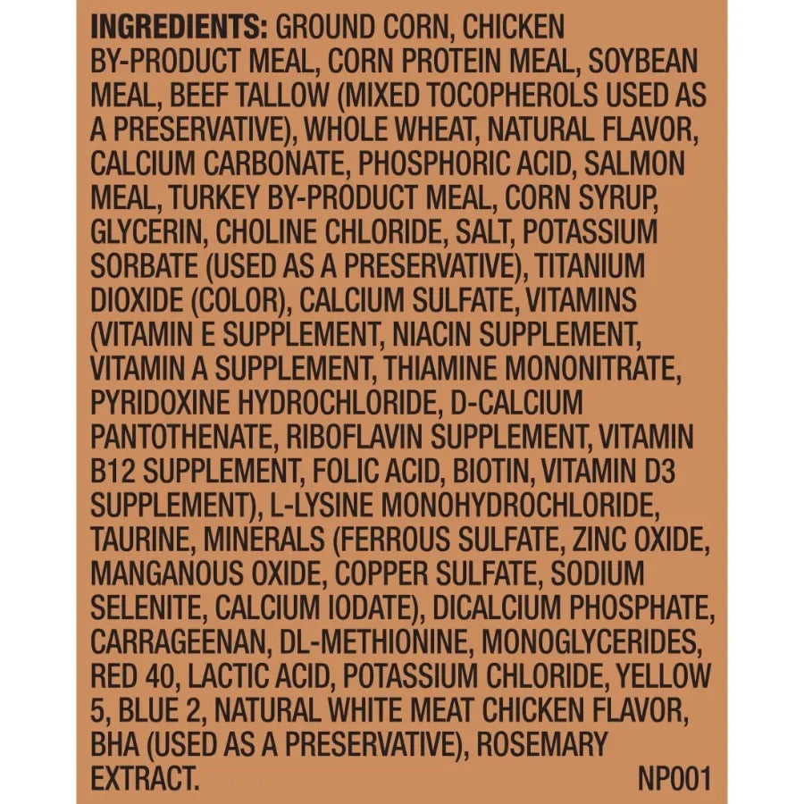 Tender Centers Vitality Bursts, Salmon and Turkey Flavor, Dry Cat Food, 14.2 lb. Bag