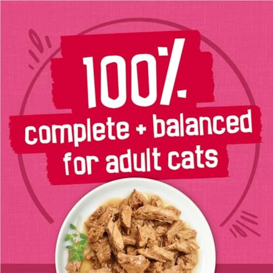 Gravy Wet Cat Food Variety Pack, Surfin' and Turfin' Prime Filets Favorites -.Cans