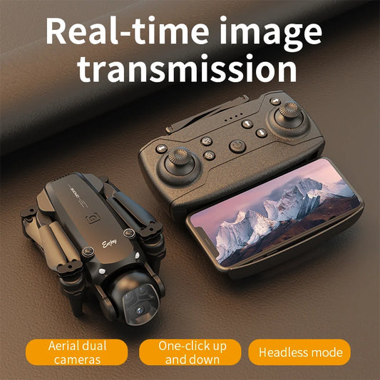 H20 Easy Fly Drone - Foldable with Dual Camera, 360° Stunts & Gesture Control, 6-Axis Gyro Stabilization Toy for Beginners