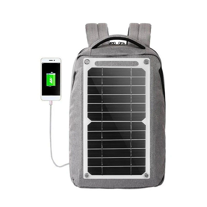 35W Portable Foldable Solar Charger Panel Dual USB Ports Fast Charging Power Bank iPhone Camping Outdoor Travel