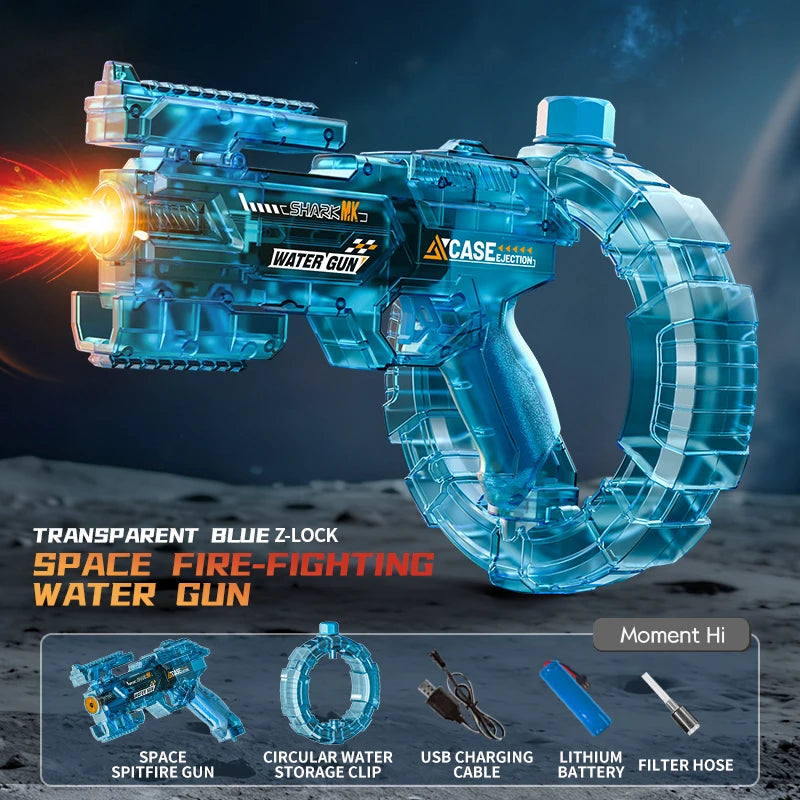 Electric Water Guns For Adults, Powerful Squirt Automatic Water Suction Water Blasters Summer Outdoor Beach Toy For Kids Gift