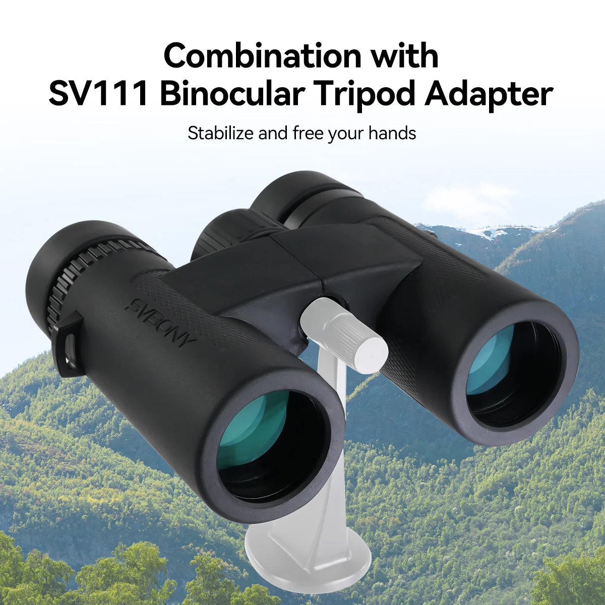 SV202 Upgraded ED Binoculars 8x32 / 8x42 / 10x42 Wide Field of View IPX7 Waterproof Fogproof Bak4 Prism for Bird Watching