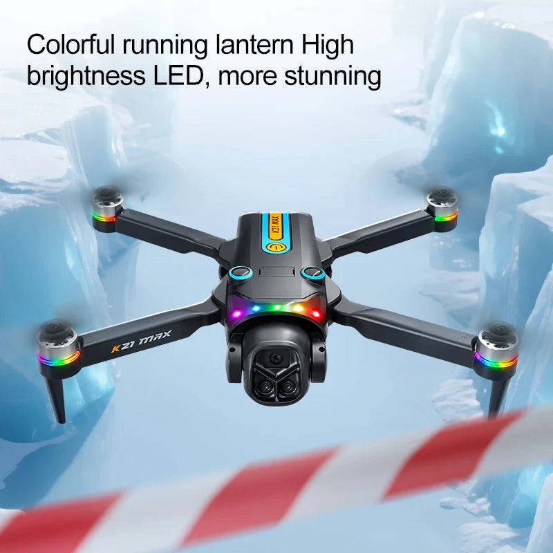 FPV Drone With A 4.3-Inch Built-In Screen Remote Controller (No Phone Required) - Portable Remote-Controlled Quadcopter Suitable For Beginners And Adults, Supports Optical Flow Hovering, Gesture Control, And Automatic Return-