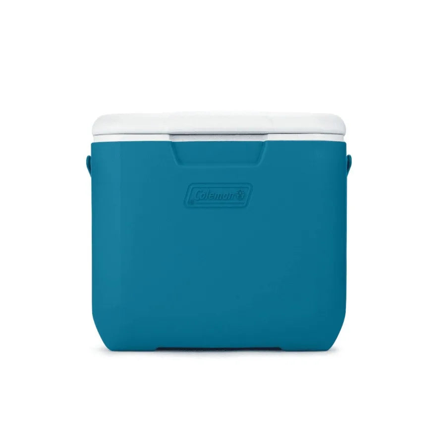 Portable Hard Cooler for Outdoor Use, Durable Rotomolded Plastic, Matte Black Finish, 30-Quart Capacity With Extended Ice Retention
