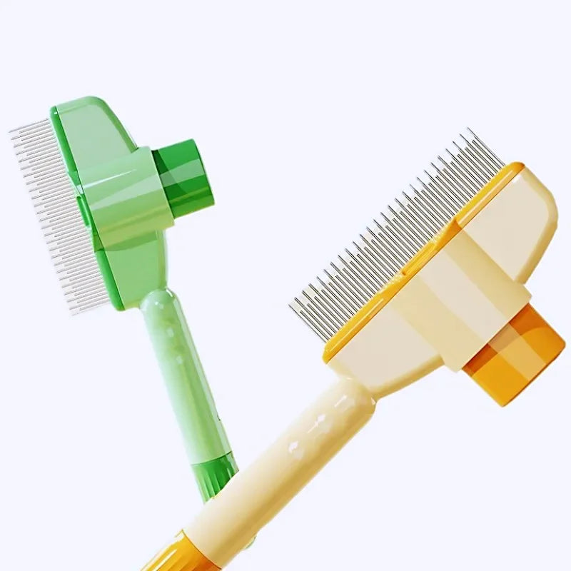 Dog Comb Pet Hair Remover One Button Dog Brush Self-Cleaning Cat Brush Massage Combs for Dog Grooming Brushes for Pet Products