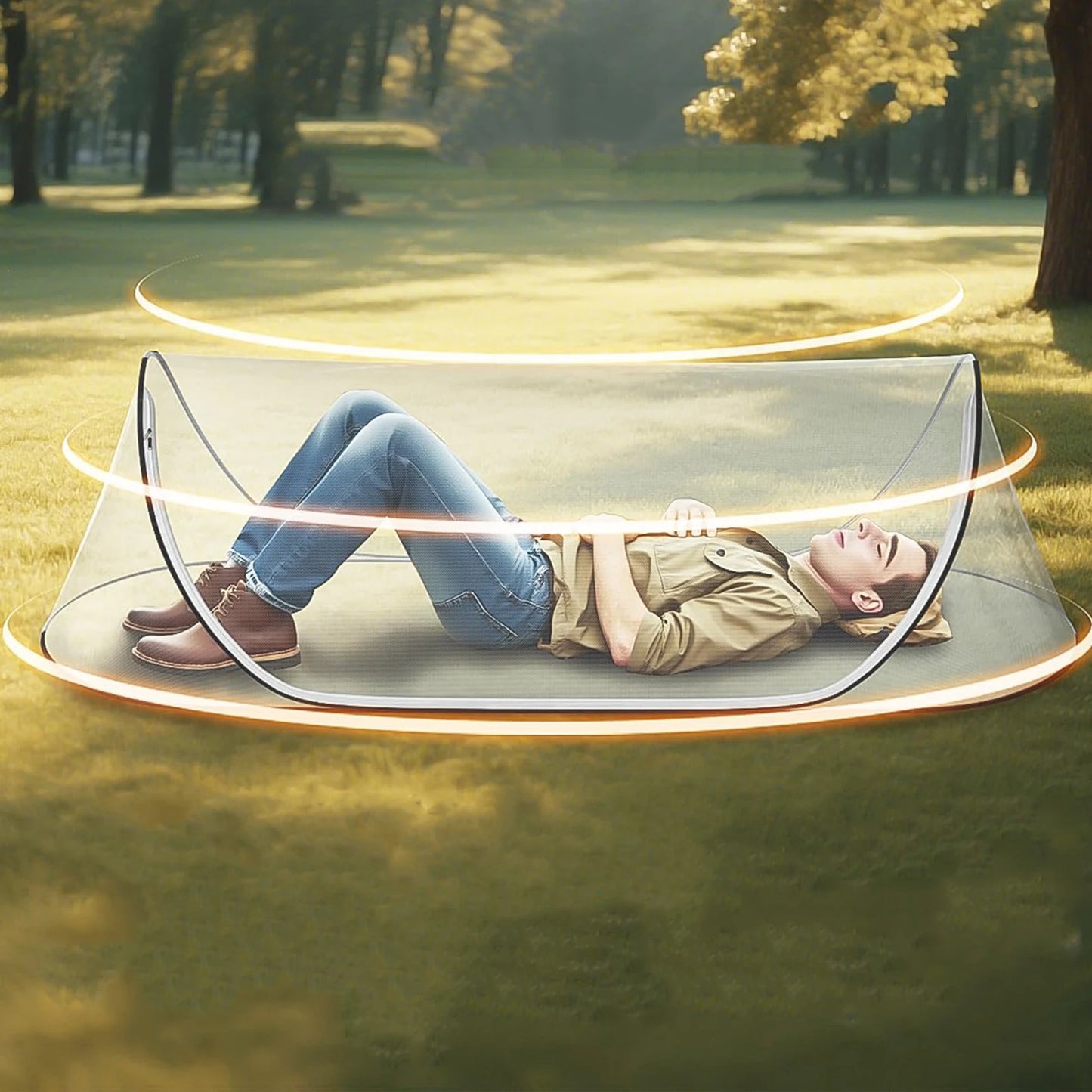 78x31x22in Large Pop-Up Mosquito Net, Lightweight, Breathable, and Soft Convenient Mesh Tent, Foldable and Durable, Mosquito Net