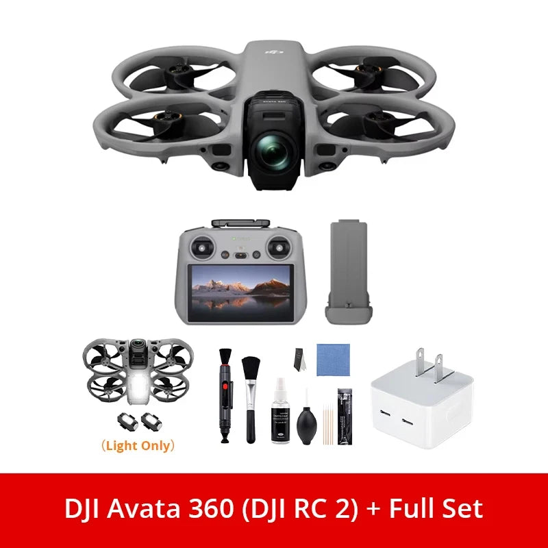 Avata 360 360° Panoramic FPV Drone With Camera & Optional Accessories Drones 4K Professional 8K HDR Video 1-Inch Sensor All-Round Obstacle Avoidance