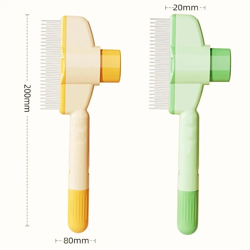 Dog Comb Pet Hair Remover One Button Dog Brush Self-Cleaning Cat Brush Massage Combs for Dog Grooming Brushes for Pet Products