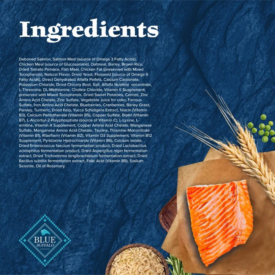 High-Protein Adult Dog Dry Food, Salmon Recipe, 4.5-lb.