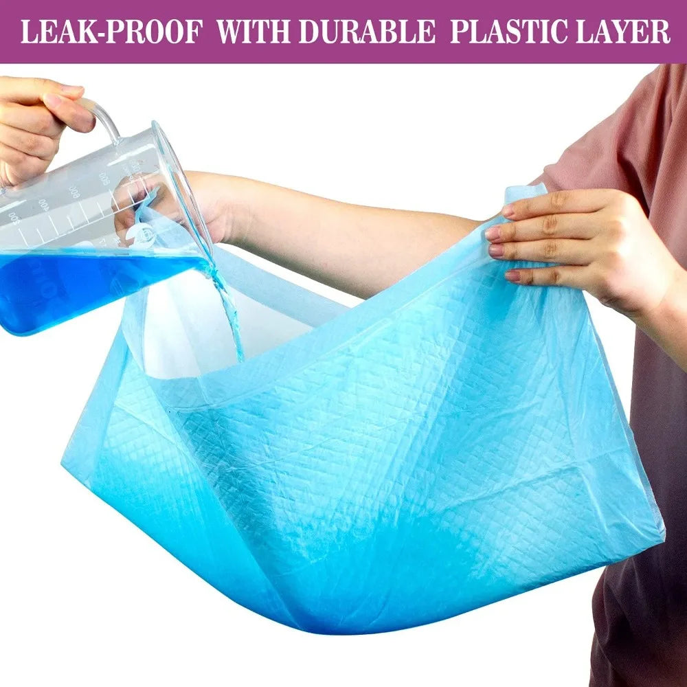 Large Dog Pee Pads 28" x 30"-50 Count, Super Absorbent & Leak-Proof, Disposable Puppy Training Pads