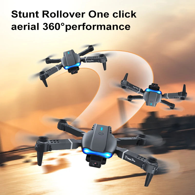 Dual Camera FPV Drone Optical Flow Hover Foldable RC Quadcopter APP Path Flight Beginner Drone Toy
