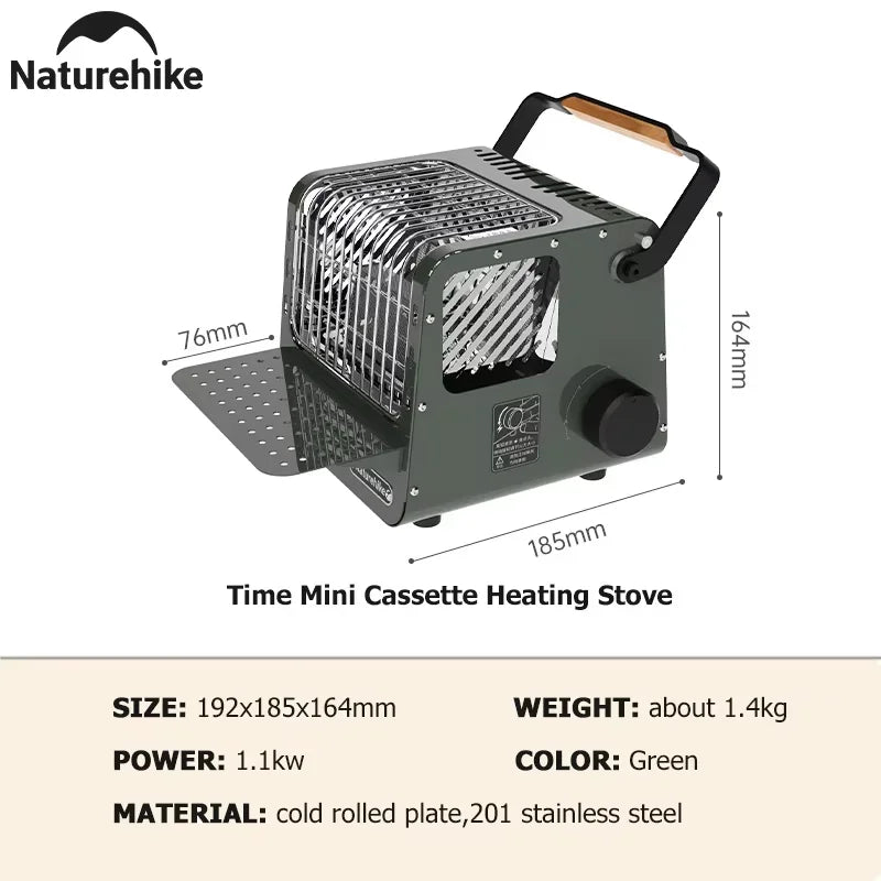 Camp Heater Portable Space Heater for Indoor & Outdoor Use Camping Mini Cassette Heating Stove