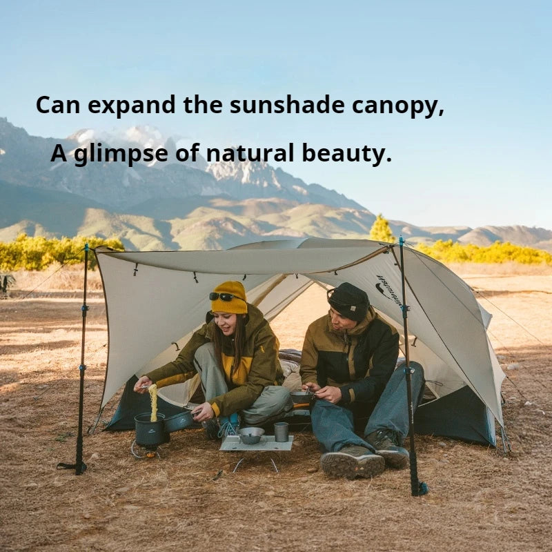 Mongar UL Camping Tent 15D Nylon Lightweight 1 or 2 People 3 Seasons Tent Waterproof Portable Outdoor Tent With Mat
